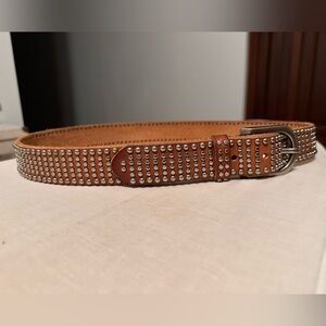 COWBOYSBELT LEATHER STUDDED M